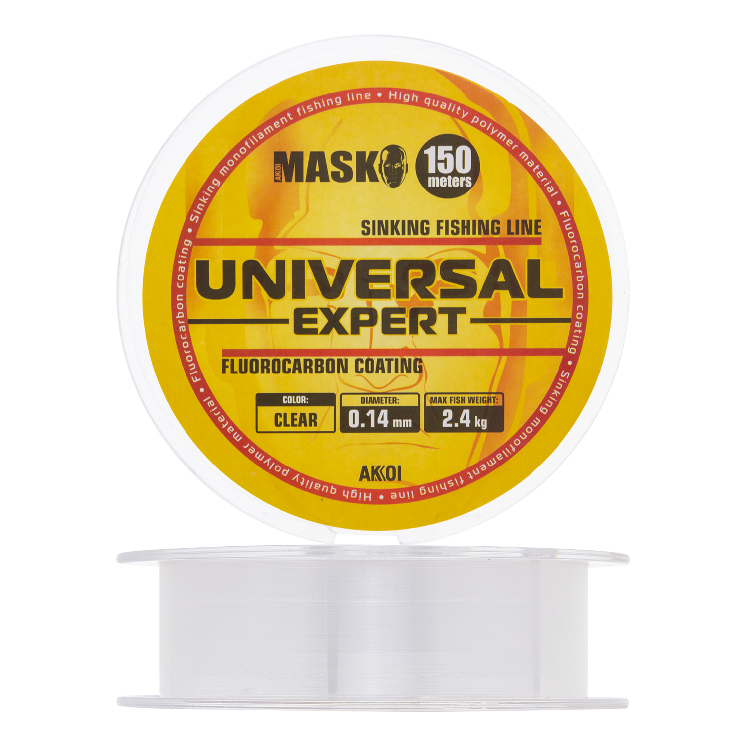 Леска монофильная Akkoi Mask Universal Expert 0,14мм 150м (clear)