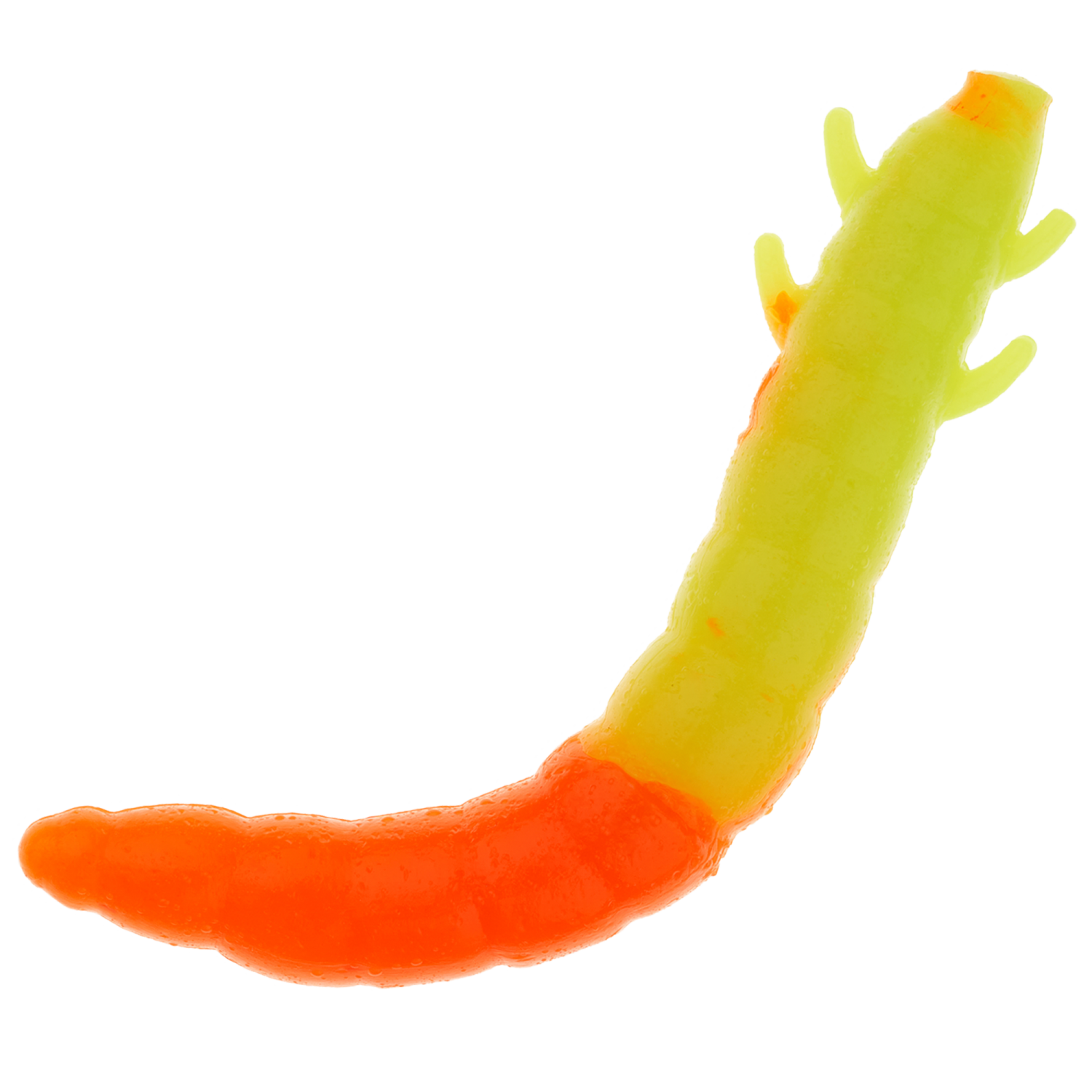 Приманка силиконовая Soorex Pro King Worm 55мм Cheese #311 Chartreuse/Orange