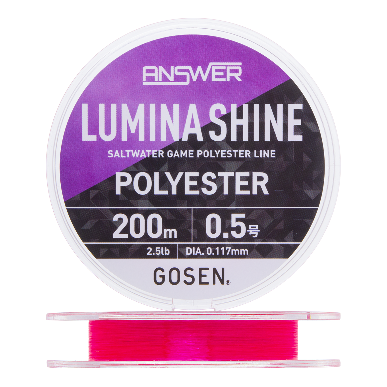 Эстер Gosen Answer Lumina Shine #0,5 0,117мм 200м (pink)