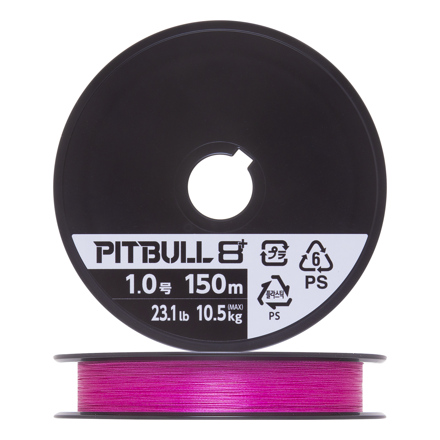 Шнур плетеный Shimano Pitbull 8+ #1,0 0,165мм 150м (tracer pink)