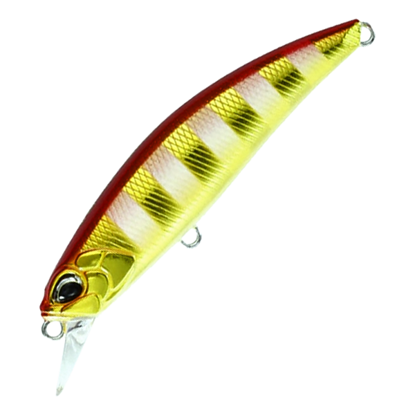 Воблер DUO Spearhead Ryuki Sinking 60 #ASA4091 UV Red Gold Zebra Glow