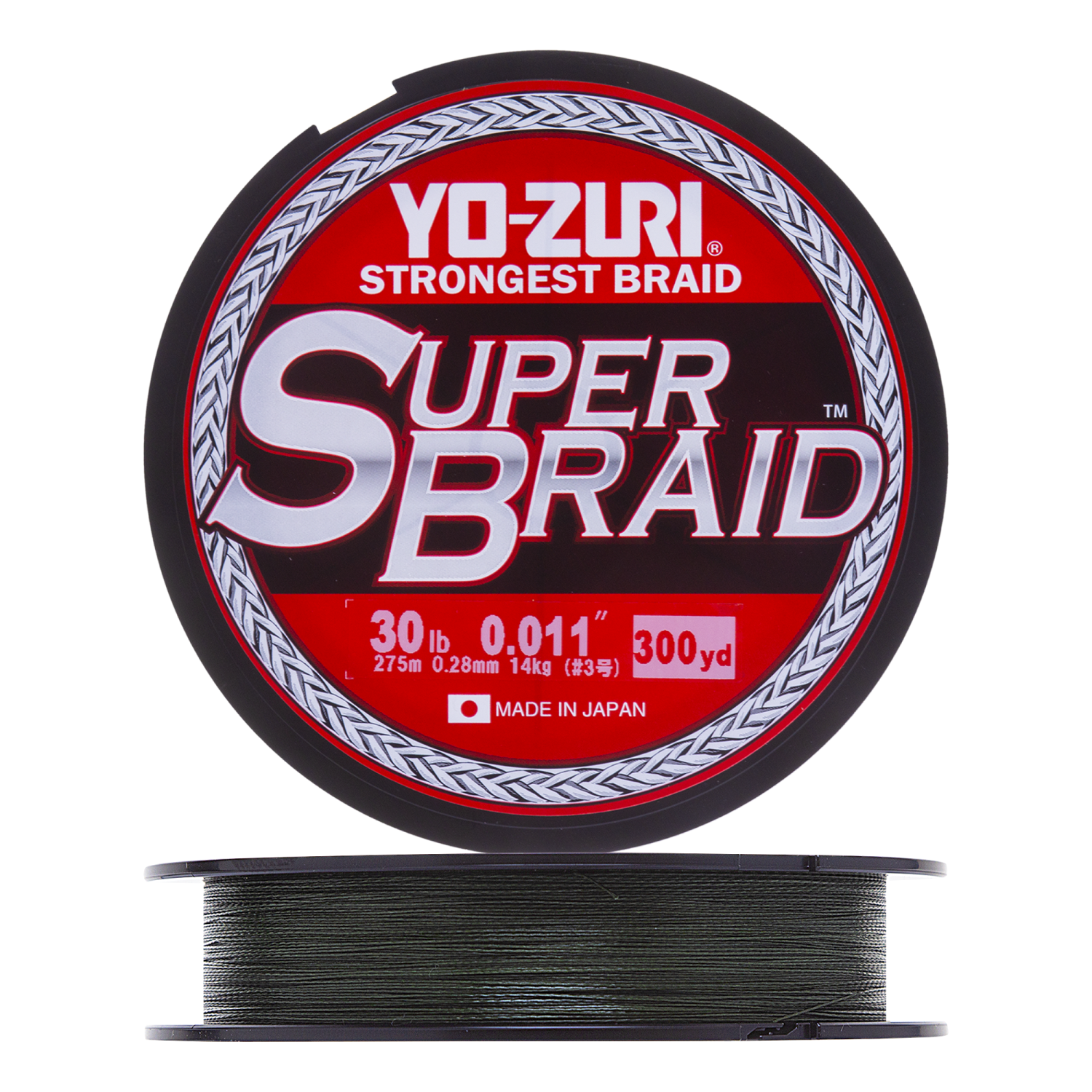 цена Шнур плетеный Yo-Zuri PE Superbraid 30Lb 0,28мм 270м (dark green)