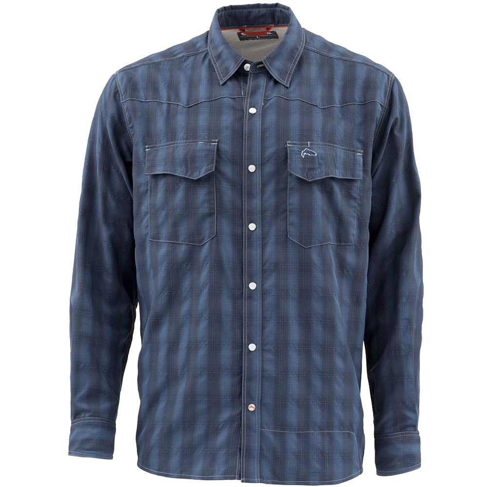 Рубашка Simms Big Sky LS Shirt XL Admiral Blue