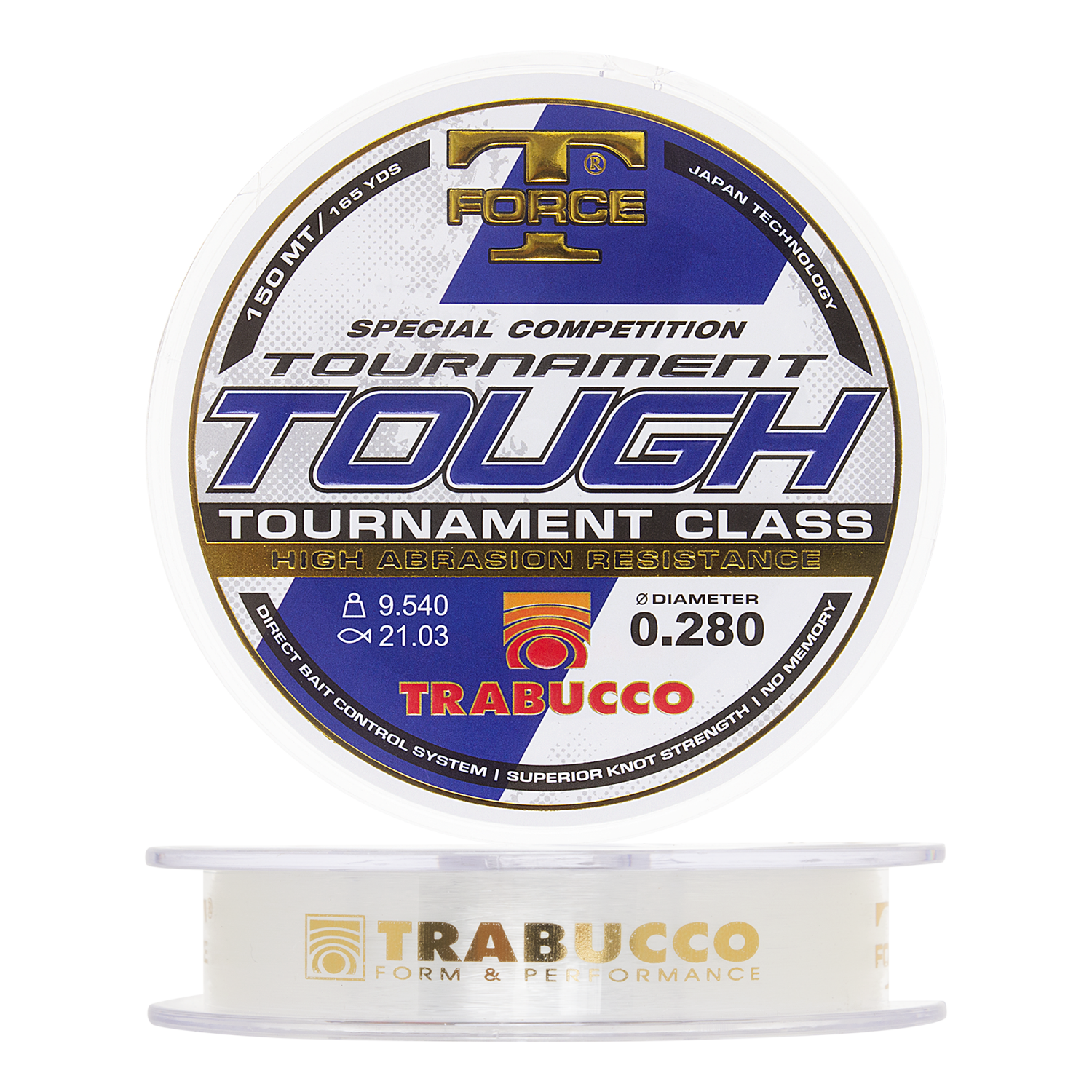 Леска монофильная Trabucco T-Force Tournament Tough New 0,280мм 150м (clear)