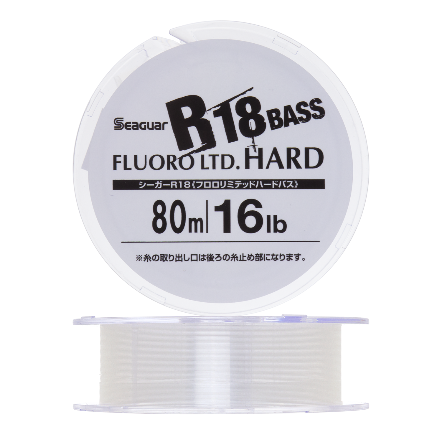 Флюорокарбон Seaguar R18 Fluoro Limited Hard Bass 16Lb #4,0 0,330мм 80м (clear)