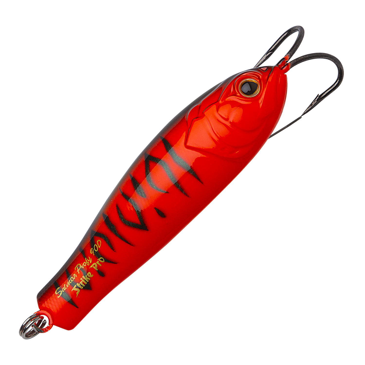Блесна колеблющаяся Strike Pro Salmon Profy 90 CD 22гр 90мм #A207 Red Devil Pearl