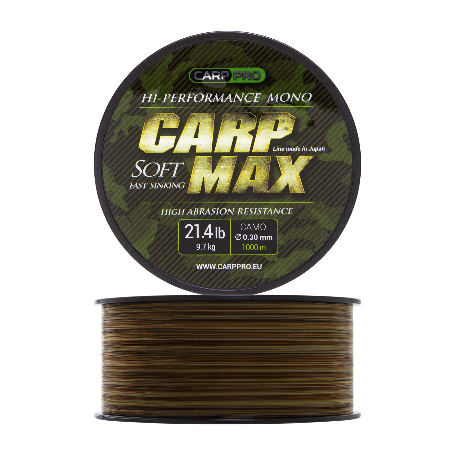 Леска монофильная Carp Pro Carp Max 0,3мм 1000м (camo)