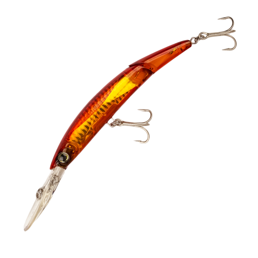 Воблер Yo-Zuri Crystal 3D Minnow Deep Diver Jointed 130 F F1155 #GHBR - 2 рис.