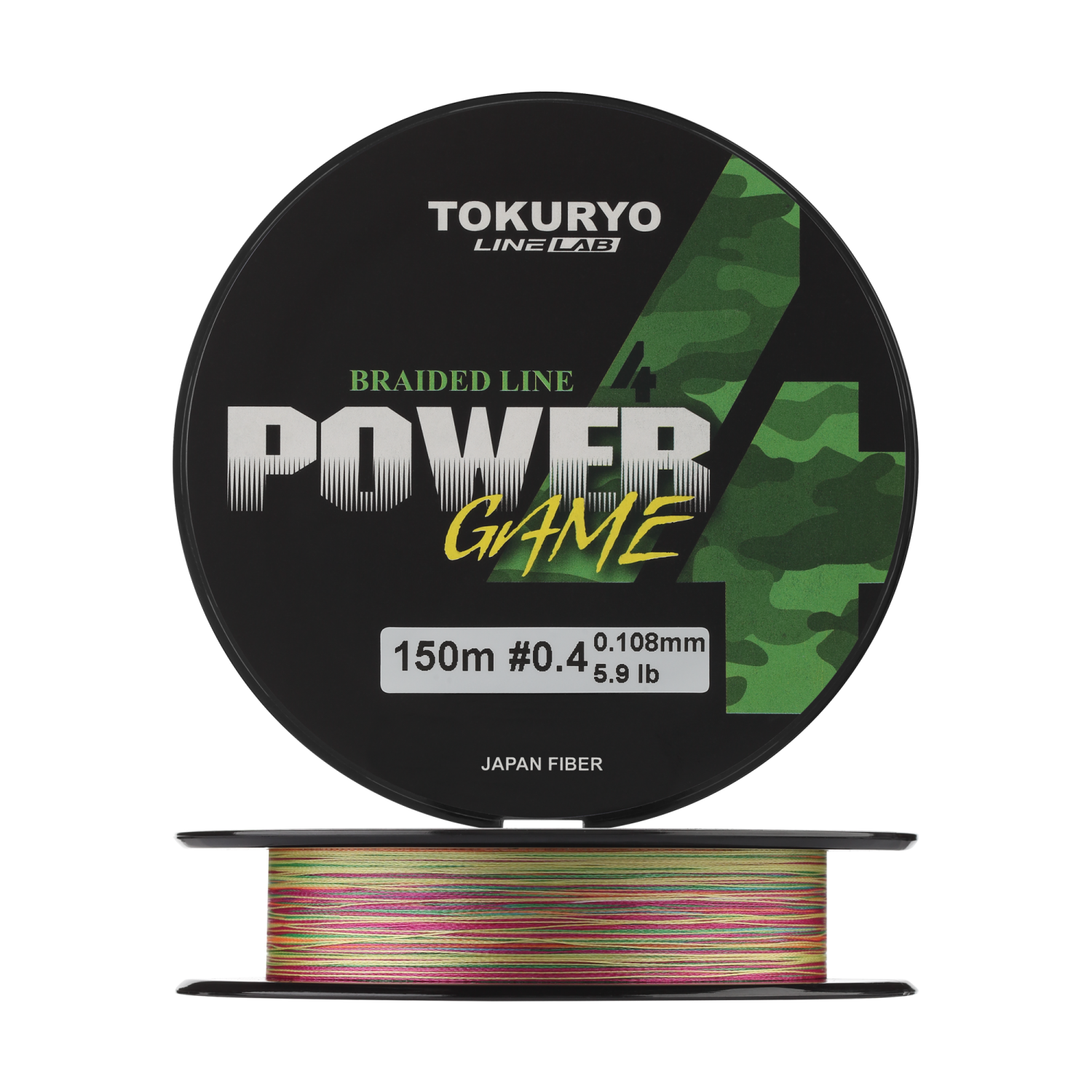 Шнур плетеный Tokuryo Power Game X4 #0,4 0,108мм 150м (5color)