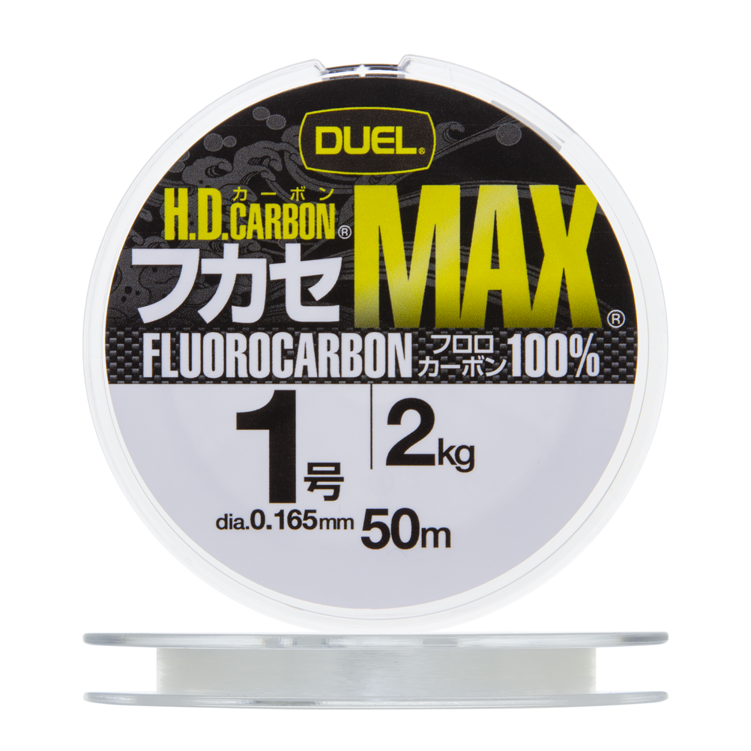 Флюорокарбон Duel H.D. Carbon Max Fluorocarbon 100% #1 0,165мм 50м (clear)