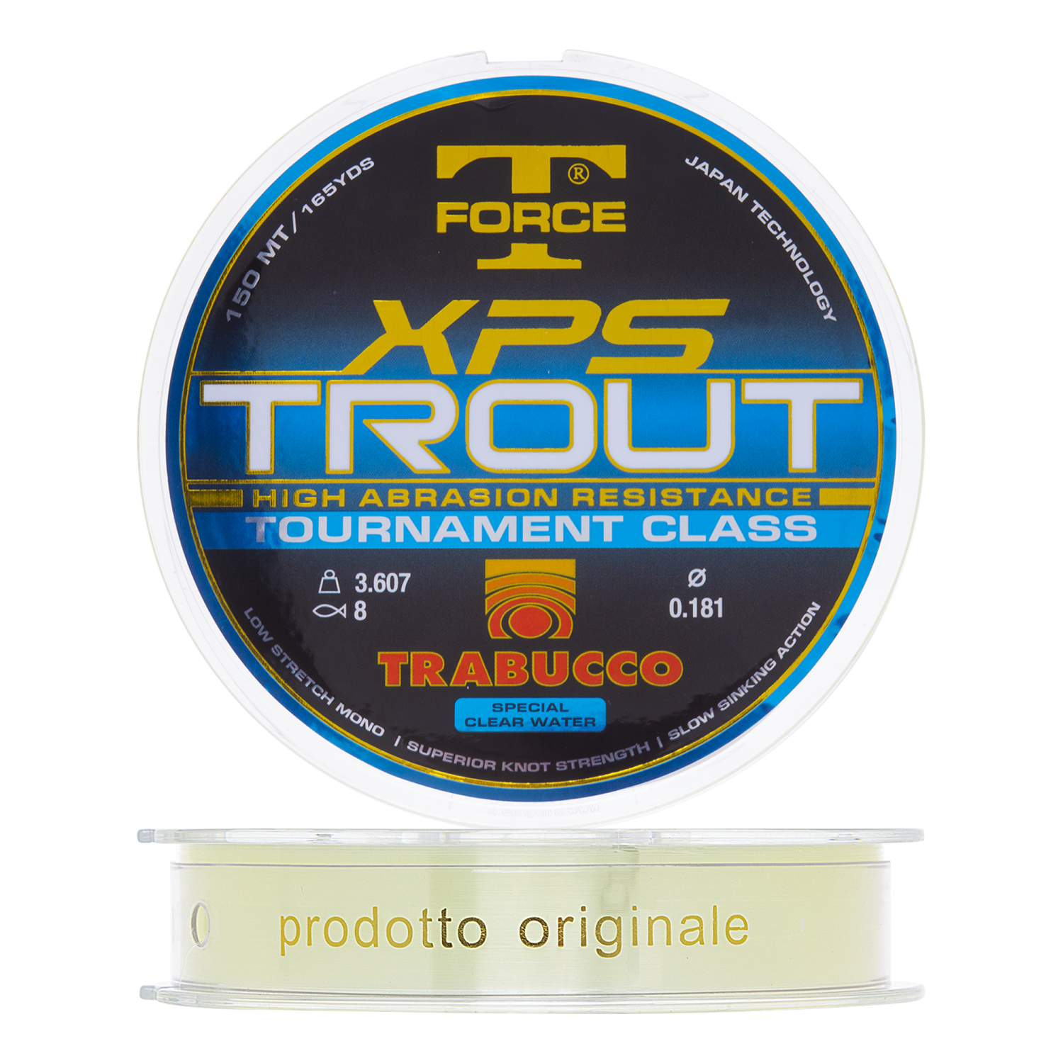 Леска монофильная Trabucco T-Force XPS Trout Competition 0,181мм 150м (clear)