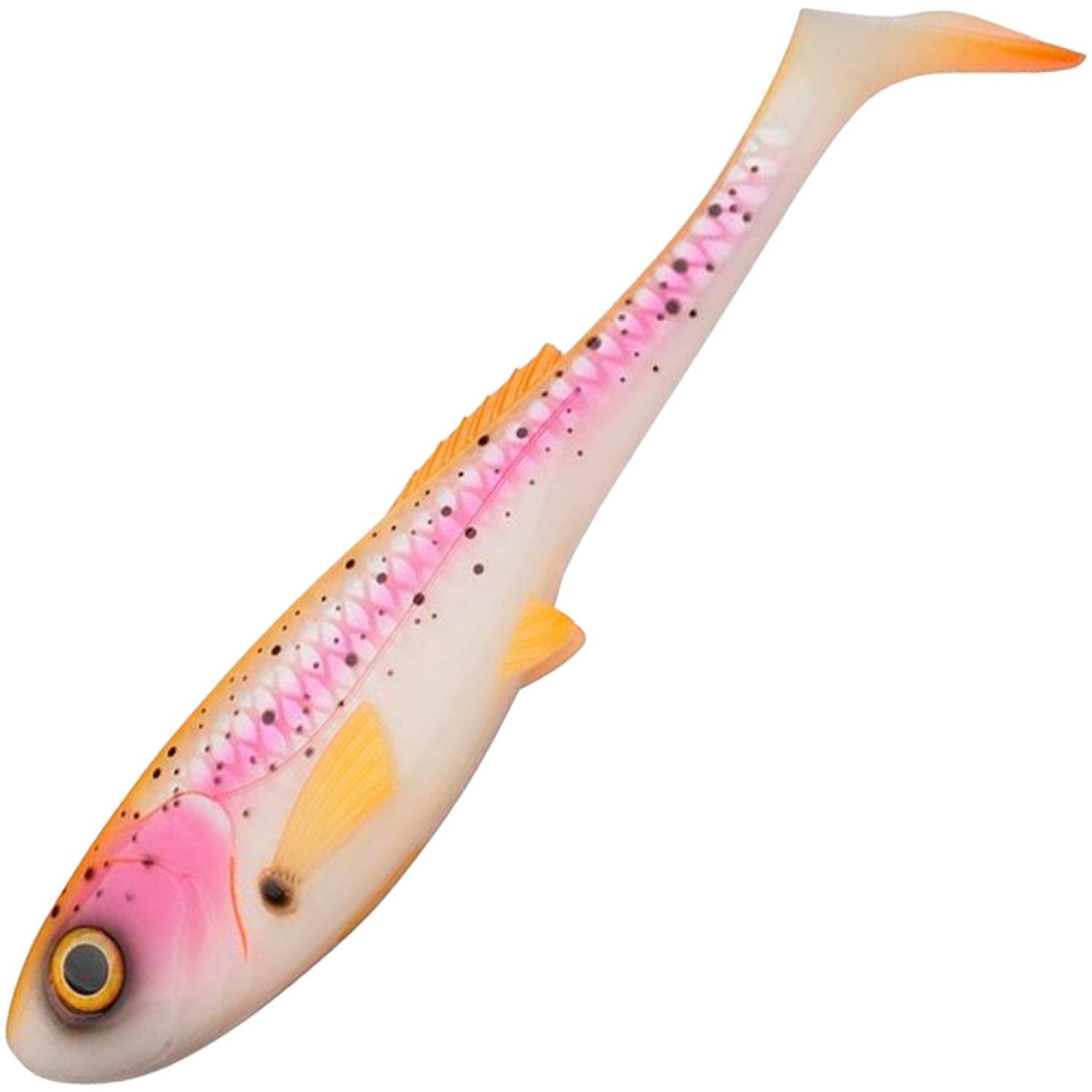 Приманка силиконовая Abu Garcia Beast Slim Paddle Tail New 21см #Albino Trout