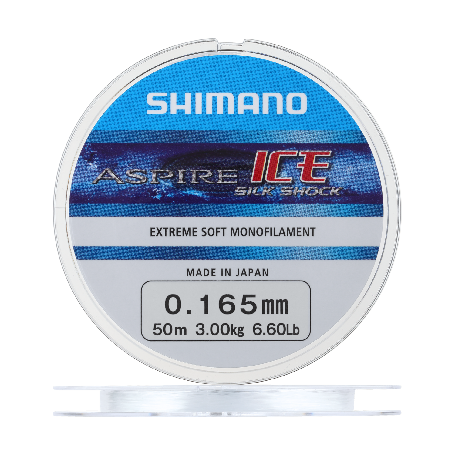 Леска монофильная Shimano Aspire Ice Silk Shock 0,165мм 50м (clear)