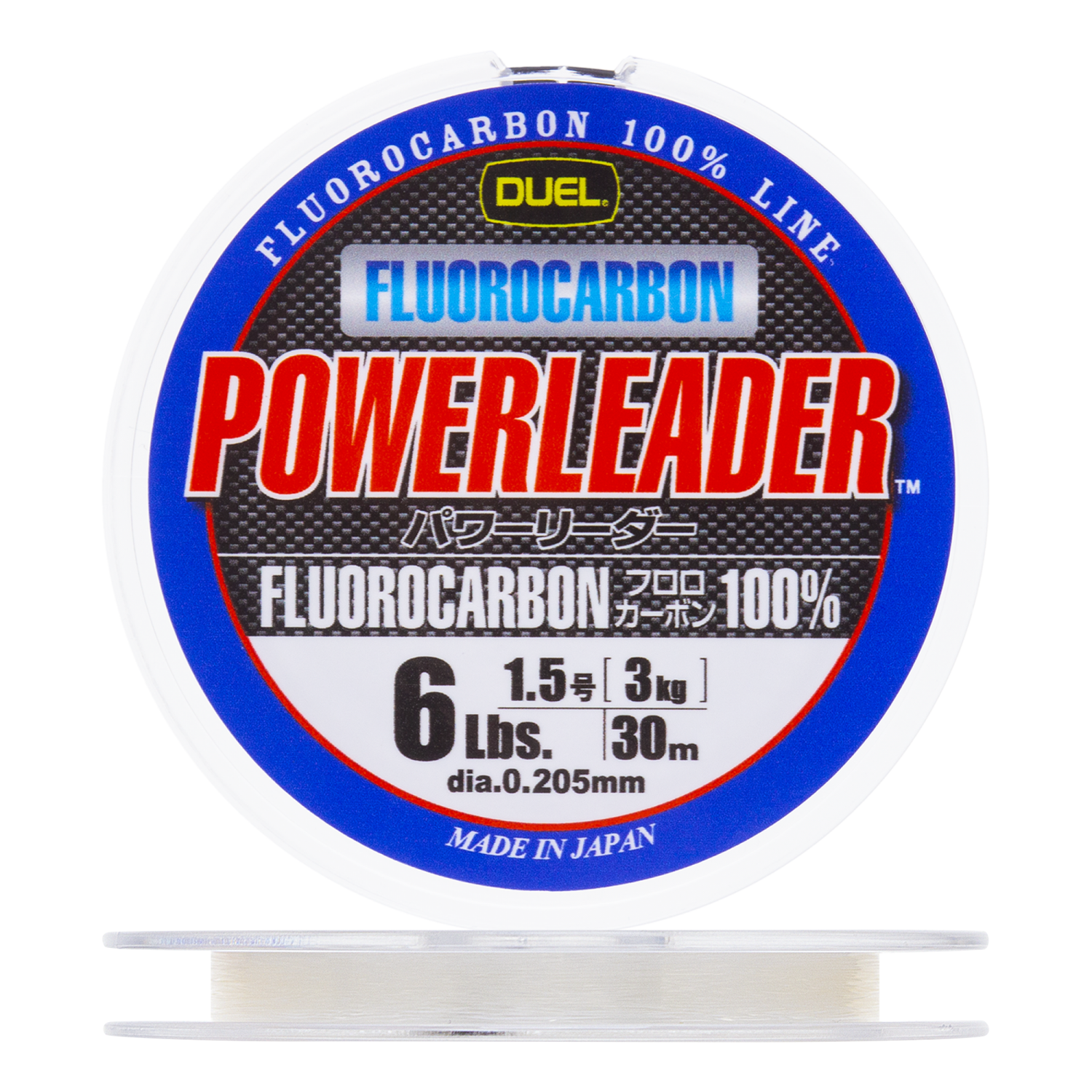 Флюорокарбон Duel Hardcore Powerleader FC Fluorocarbon 100% #1,5 0,205мм 30м (clear)