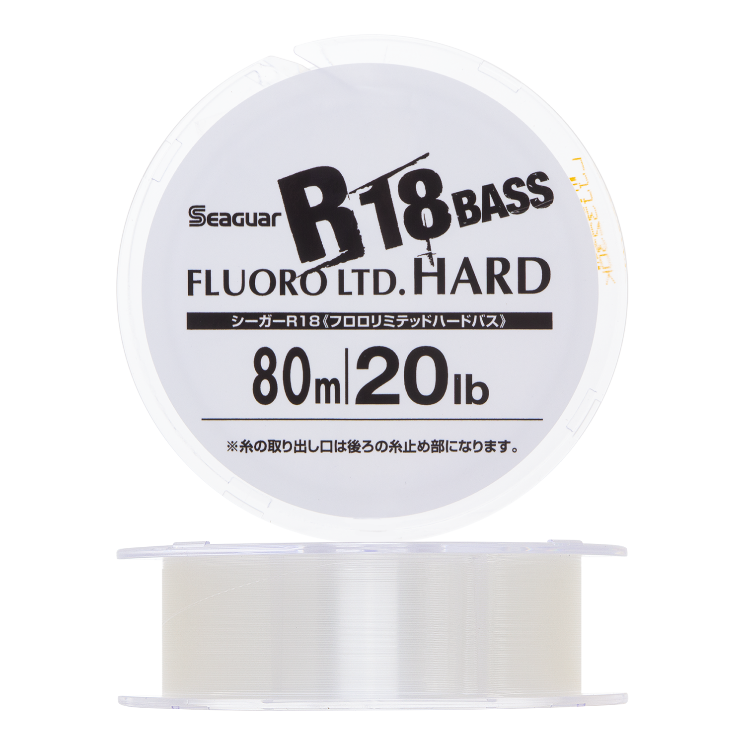 Флюорокарбон Kureha R18 Fluoro Limited Hard Bass 20Lb #5,0 0,370мм 80м (clear)