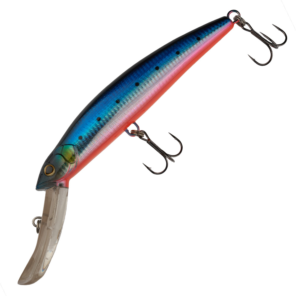 Воблер Strike Pro Musky Monster Deep 200 CL #A234-SBO-LU Blue Back Silver OB Fluo