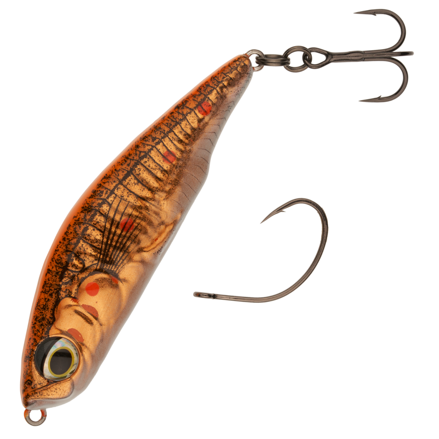 Воблер Savage Gear 3D Sticklebait Pencil 75 SS #Fluo Orange Copper - 2 рис.