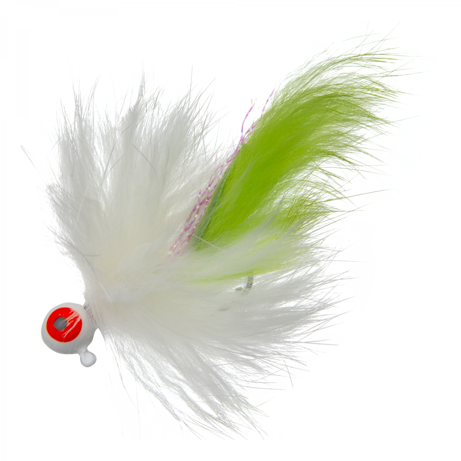 Джиг-стример Boroda Baits Roger 1,8гр #12 White/Chartreuse