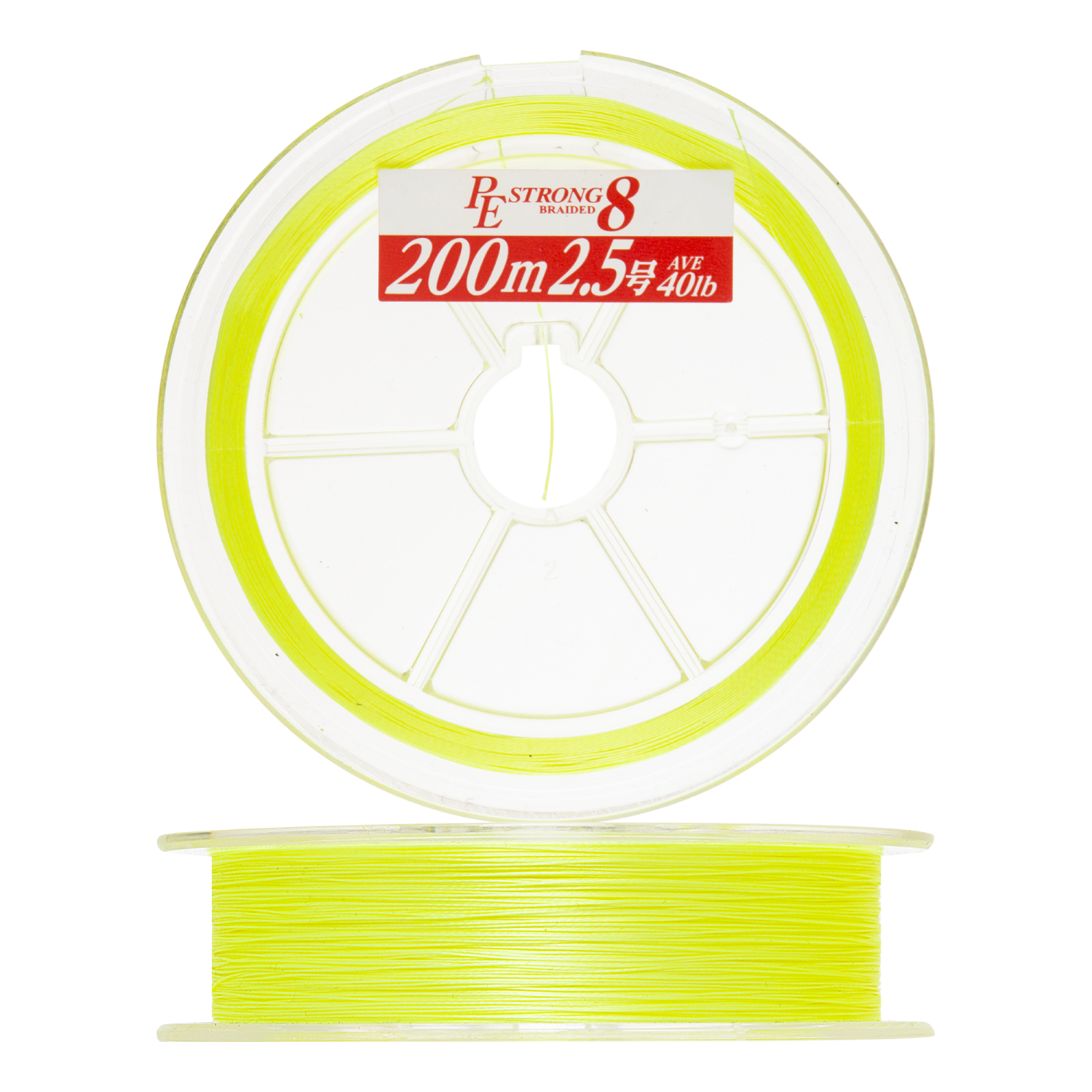 Шнур плетеный Yamatoyo Super PE Strong Braided X8 #2,5 0,260мм 200м (flash lemon)