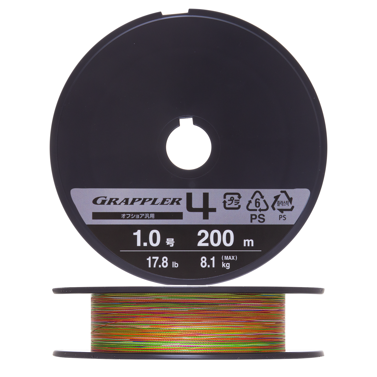 Шнур плетеный Shimano Grappler 4 PE #1,0 0,165мм 200м (5color)