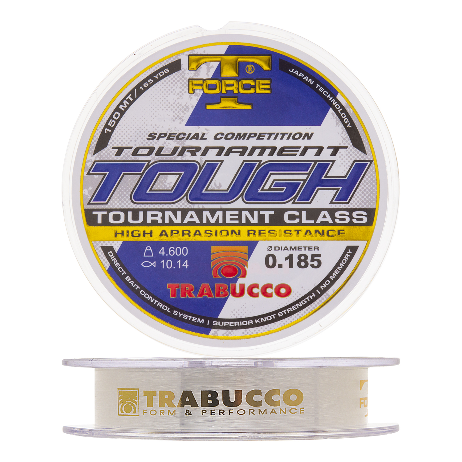 Леска монофильная Trabucco T-Force Tournament Tough New 0,185мм 150м (clear)