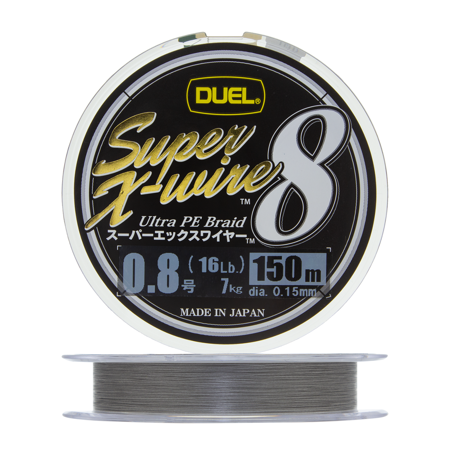 Шнур плетеный Duel PE Super X-Wire 8 #0,8 0,15мм 150м (silver)