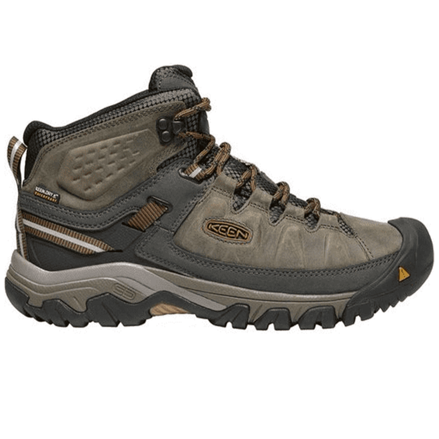 Ботинки Keen Targhee III Mid Waterproof р. 12 (45) Black Olive/Golden Brown
