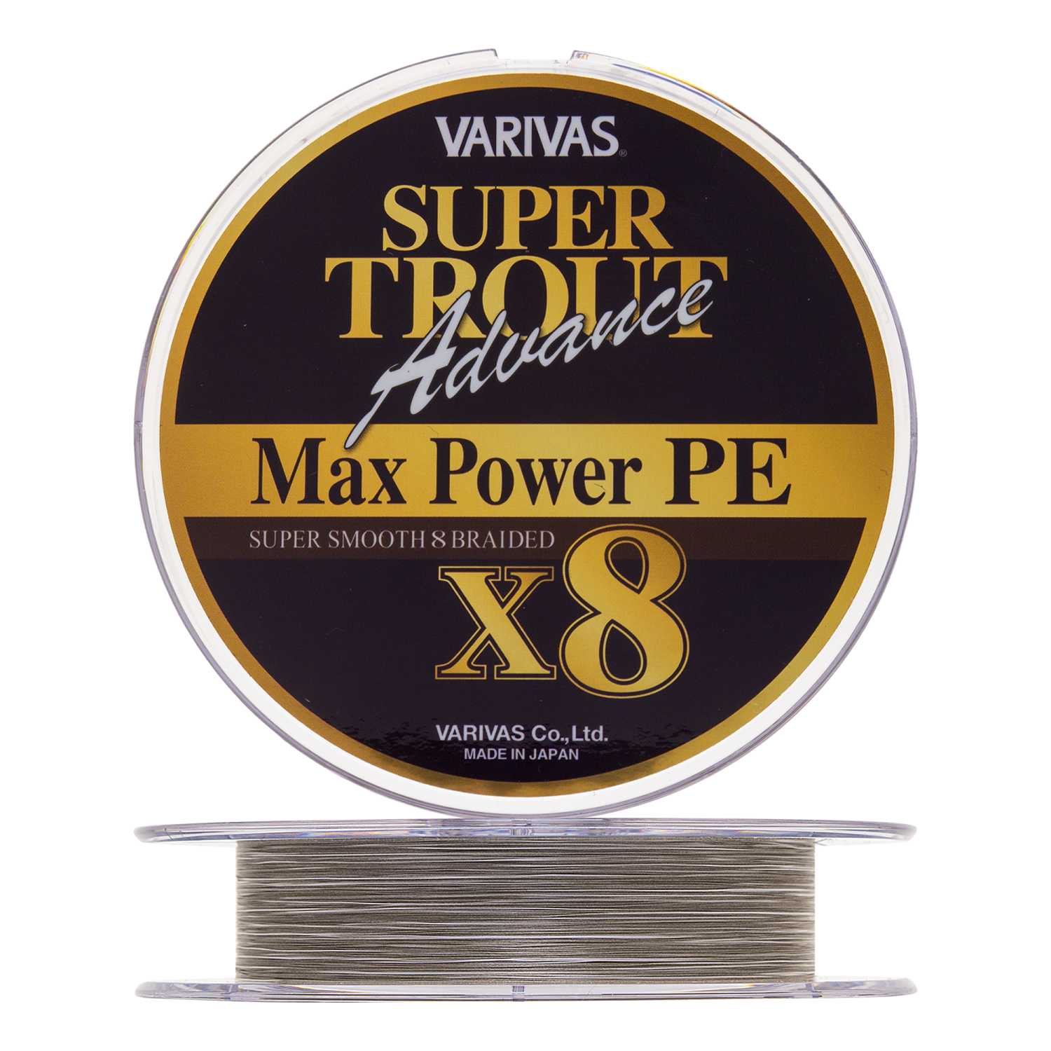 Шнур плетеный Varivas Super Trout Advance Max Power PE X8 #0,6 0,128мм 150м (champagne gold)