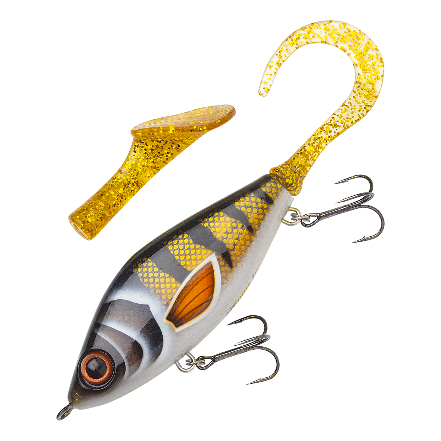 Джеркбейт Strike Pro Guppie Jr. 110 S #TR-003 Golden Perch Gold