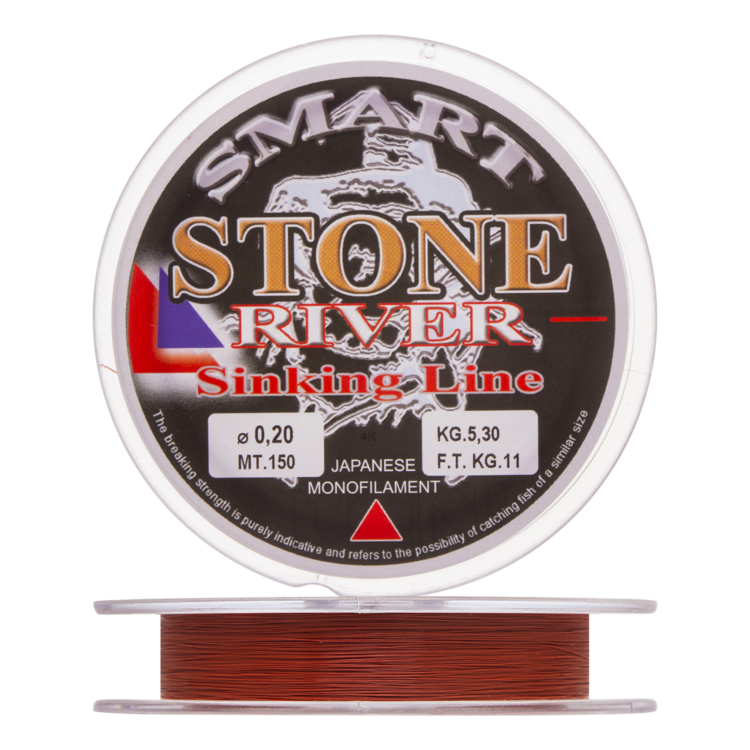 Леска монофильная Smart Stone River 0,20мм 150м (dark red)