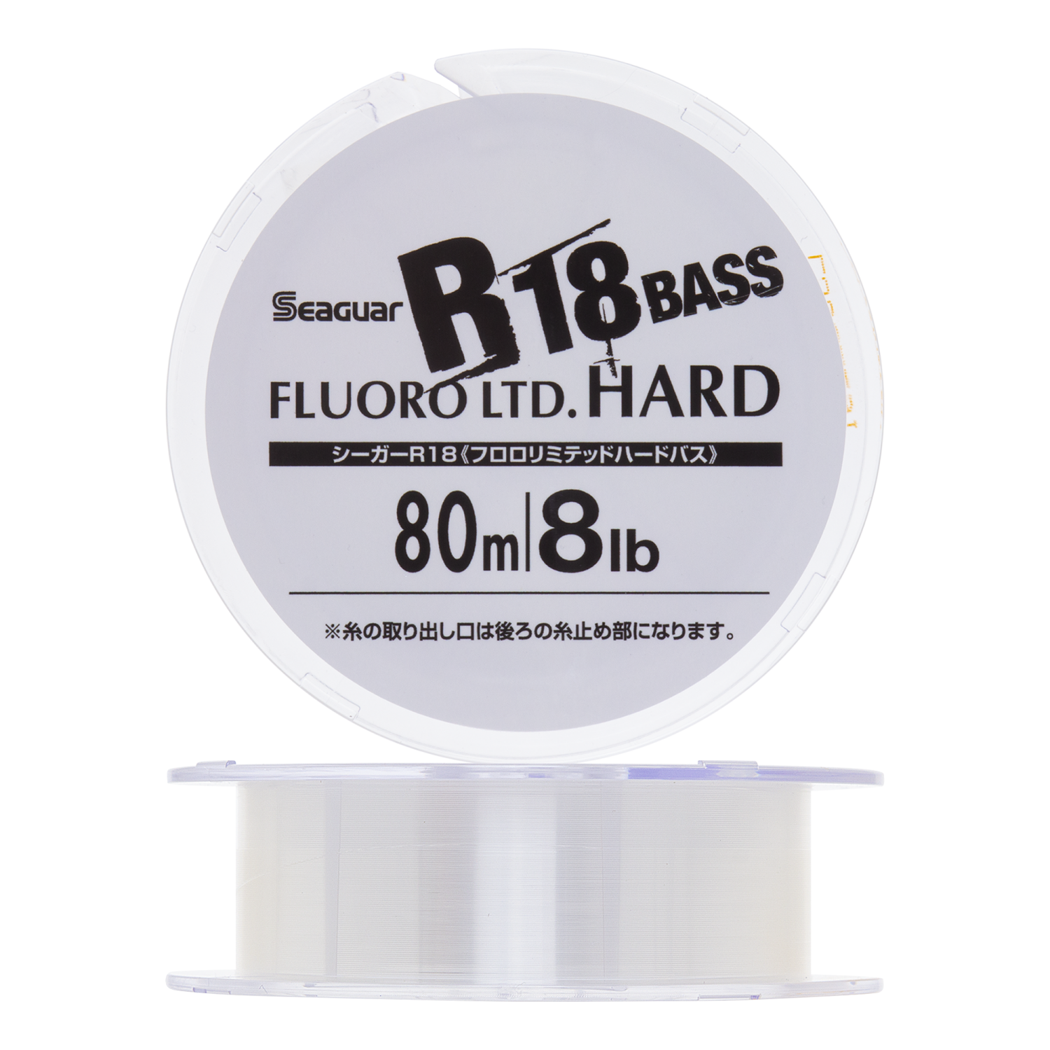 Флюорокарбон Kureha R18 Fluoro Limited Hard Bass 8Lb #2,0 0,235мм 80м (clear)