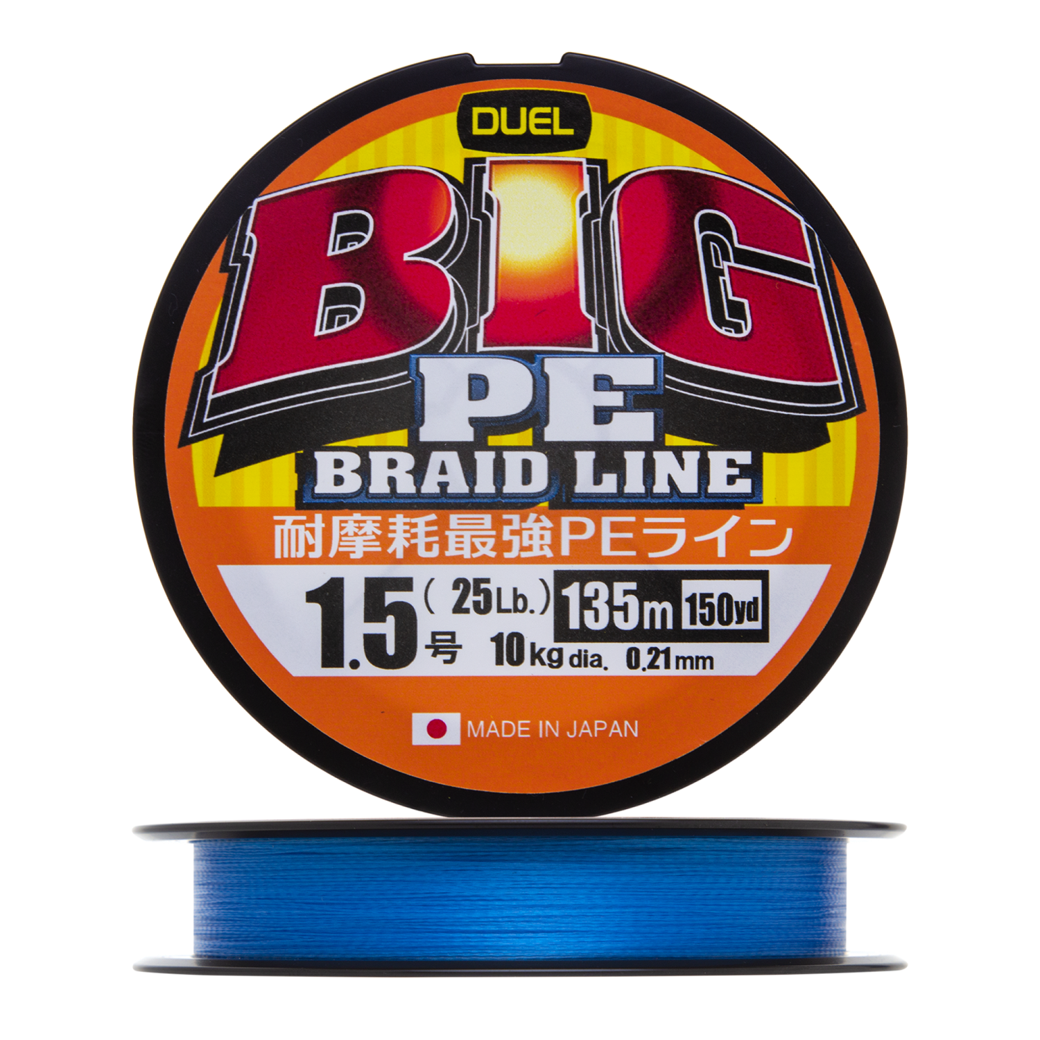 цена Шнур плетеный Duel Big PE Braid Line #1,5 0,21мм 135м (blue)