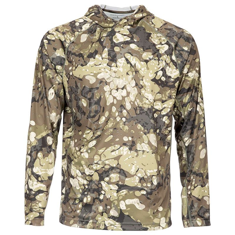 Лонгслив Simms SolarFlex Hoody - Print 2XL Riparian Camo