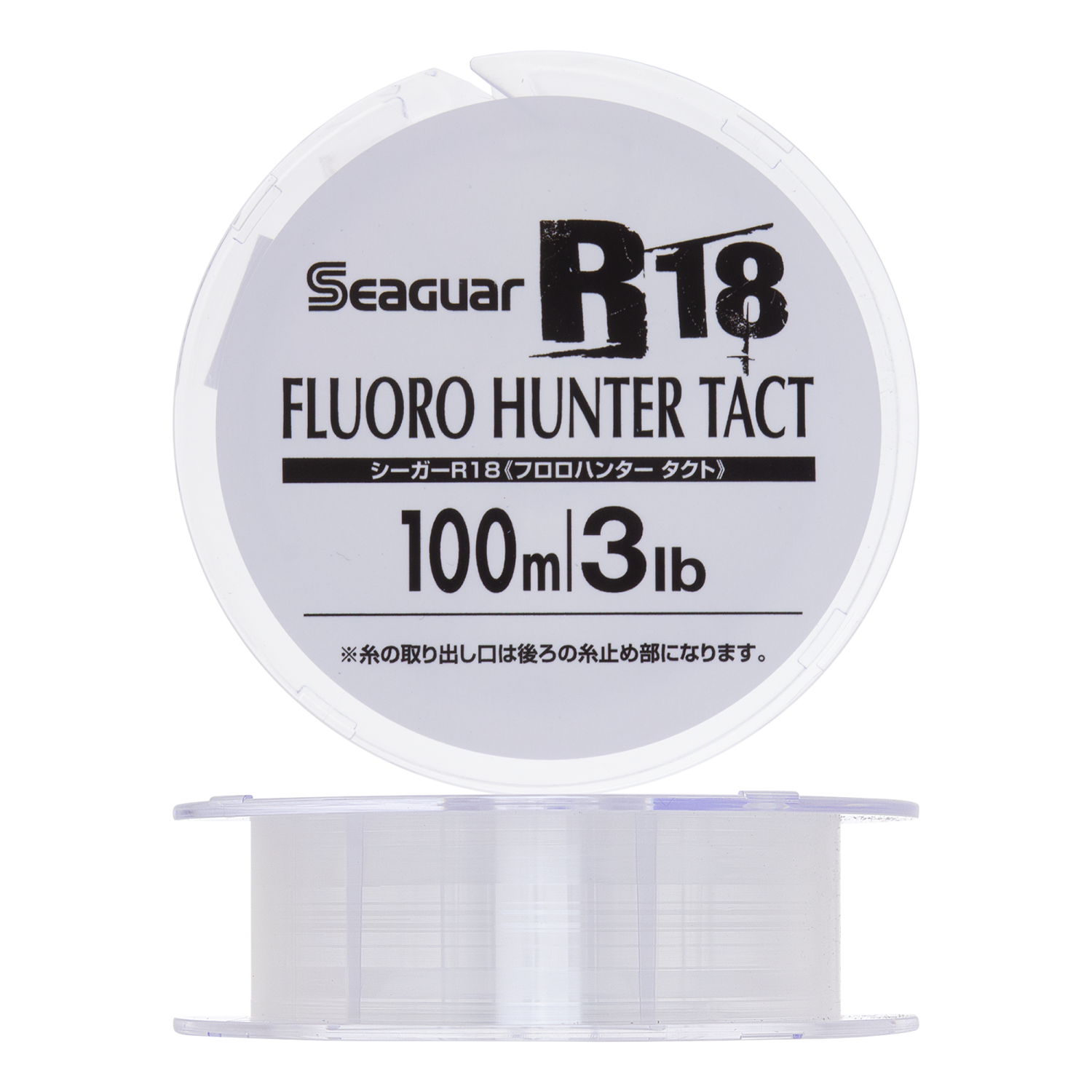 Флюорокарбон Seaguar R18 Fluoro Hunter Tact 3Lb #0,8 0,148мм 100м (clear)