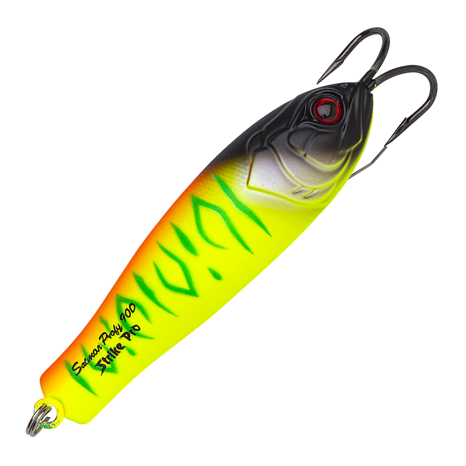 Блесна колеблющаяся Strike Pro Salmon Profy 90 CD 22гр 90мм #A242S Sunrise Mat Tiger