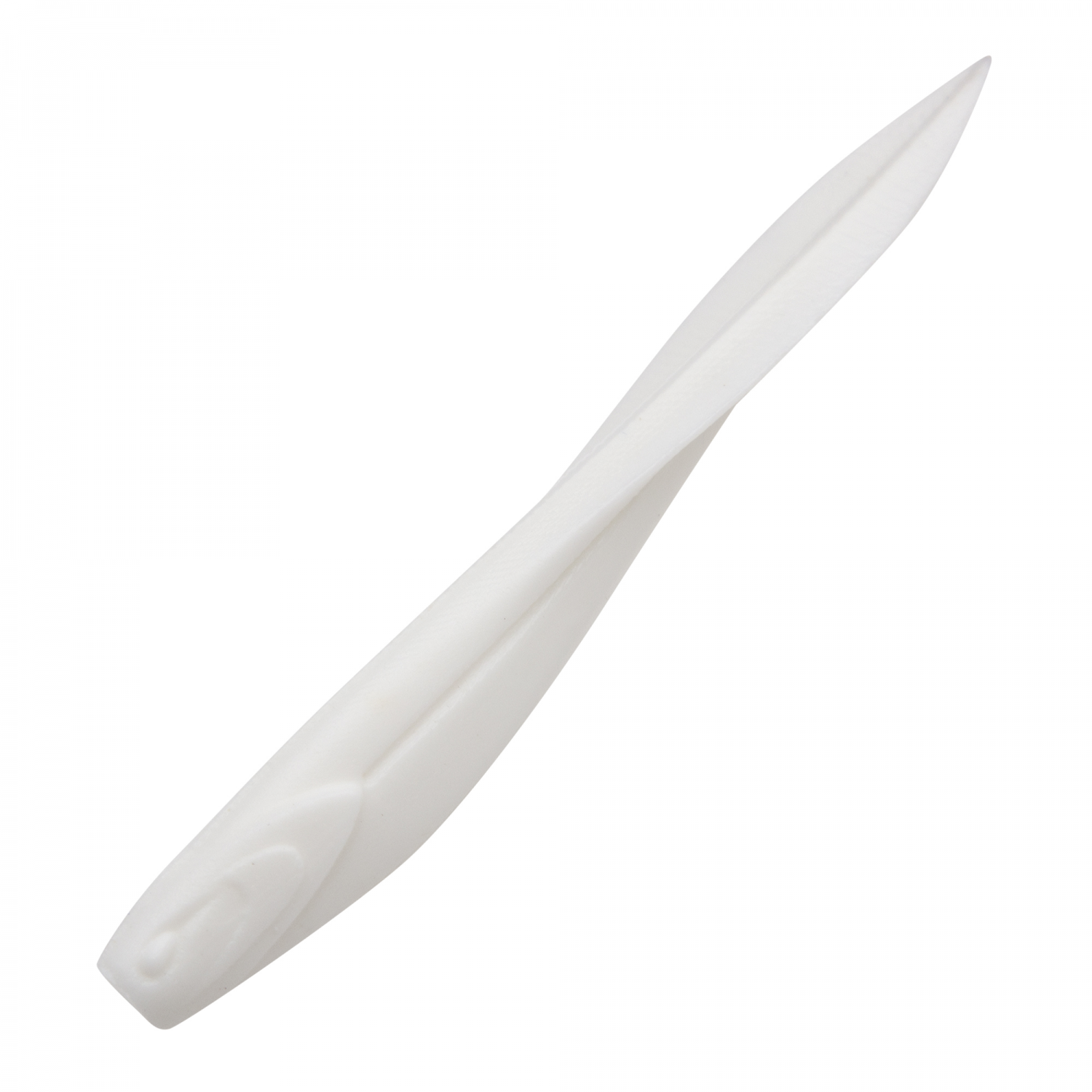 Приманка силиконовая Ojas SoftTail 77мм Рак/рыба #White (fluo)