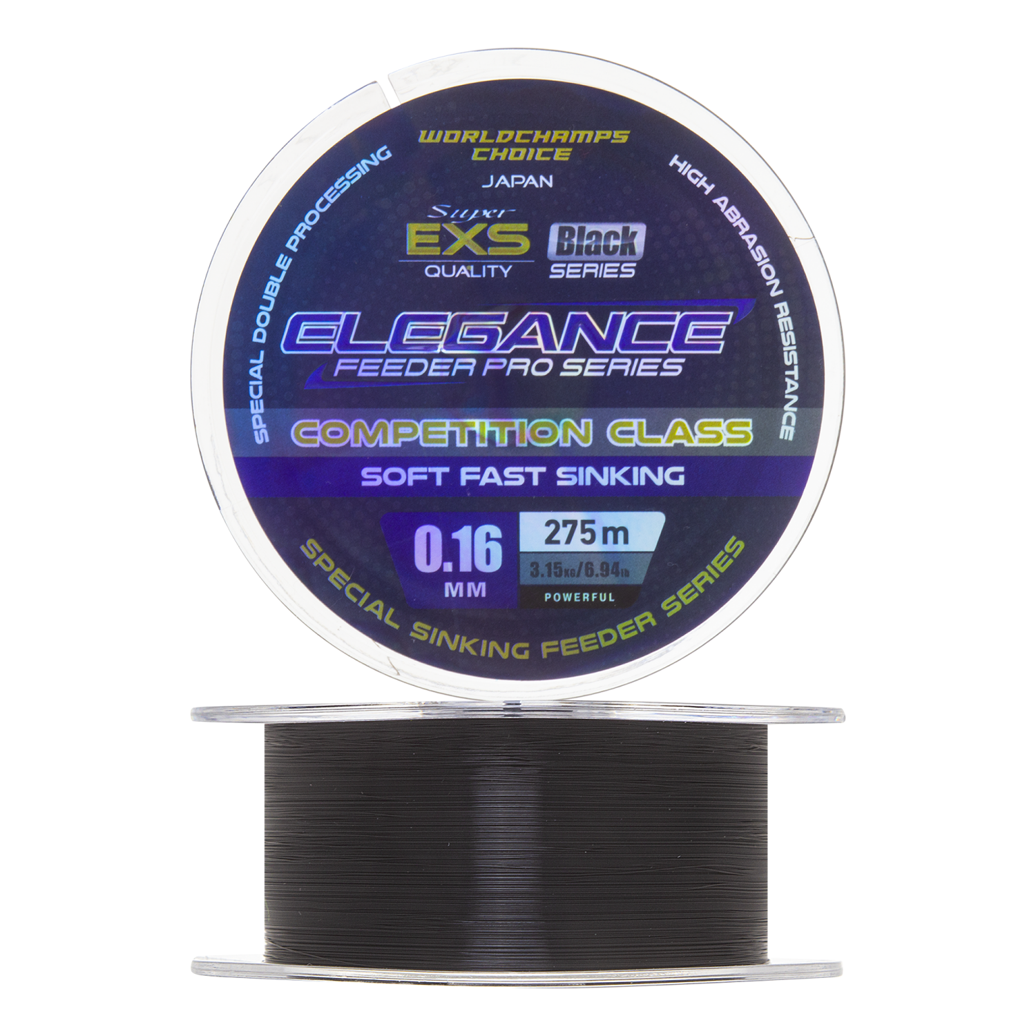 Леска монофильная Elegance Feeder Pro Black 0,16мм 275м (black)
