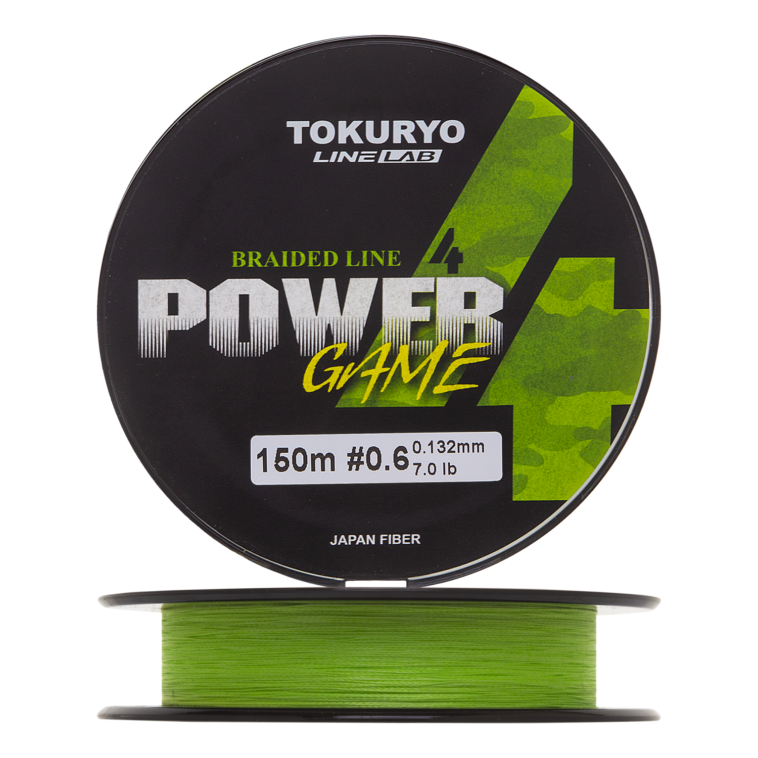 Шнур плетеный Tokuryo Power Game X4 #0,6 0,132мм 150м (light green)