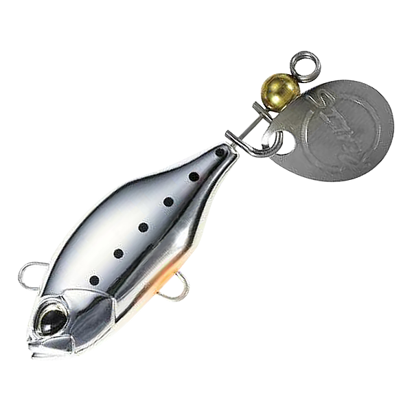 Тейлспиннер DUO Realis Spin 38мм/11гр SW #MCC3515 UV Silver Shirasu