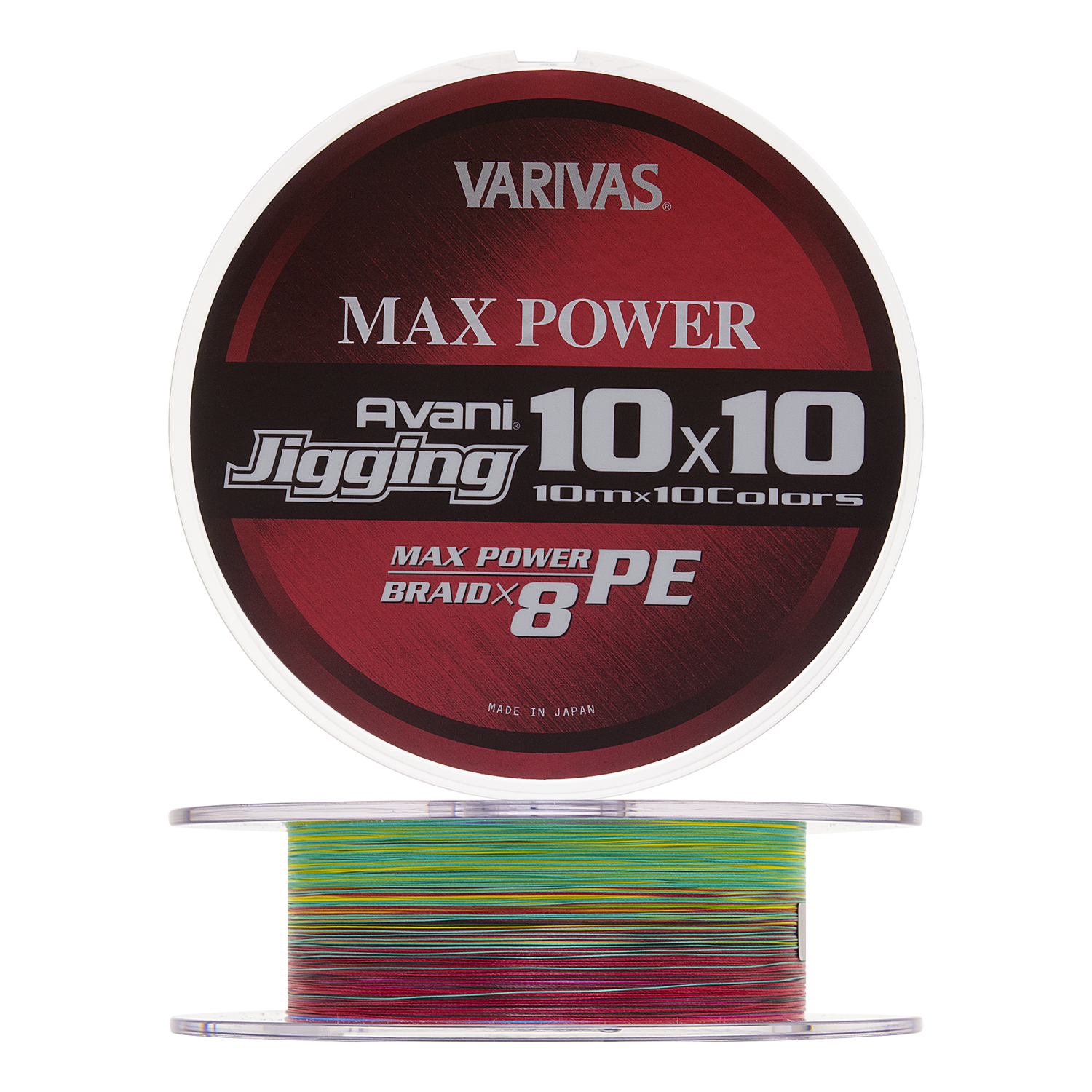 Шнур плетеный Varivas Avani Jigging 10×10 Max Power PE X8 #1,0 0,165мм 300м (multicolor) - 2 рис.