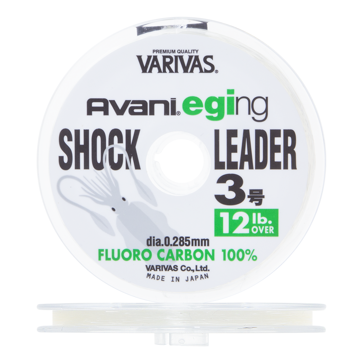 Флюорокарбон Varivas Avani Eging Shock Leader Fluorocarbon #3 0,285мм 30м (clear)