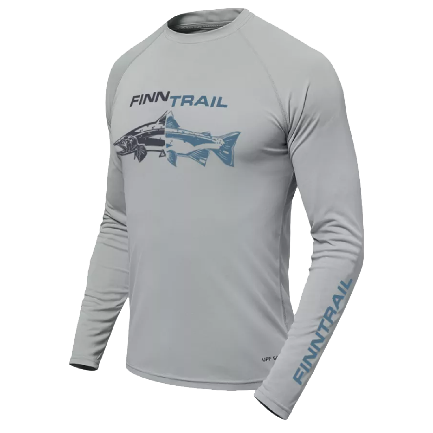 Лонгслив Finntrail Wave Fish 6611 M Grey