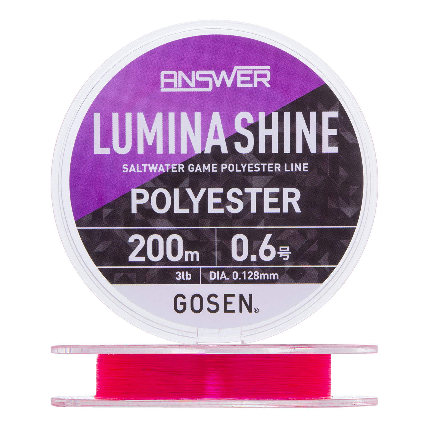 Эстер Gosen Answer Lumina Shine #0,6 0,128мм 200м (pink)