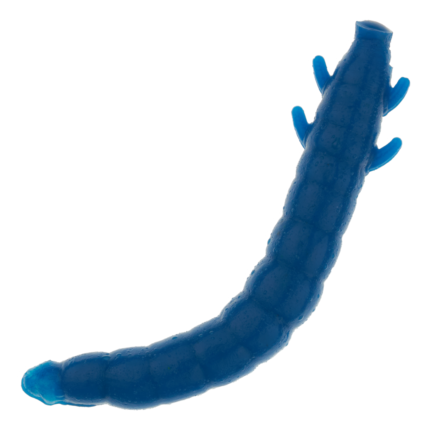 Приманка силиконовая Soorex Pro King Worm 42мм Cheese #127 Blue