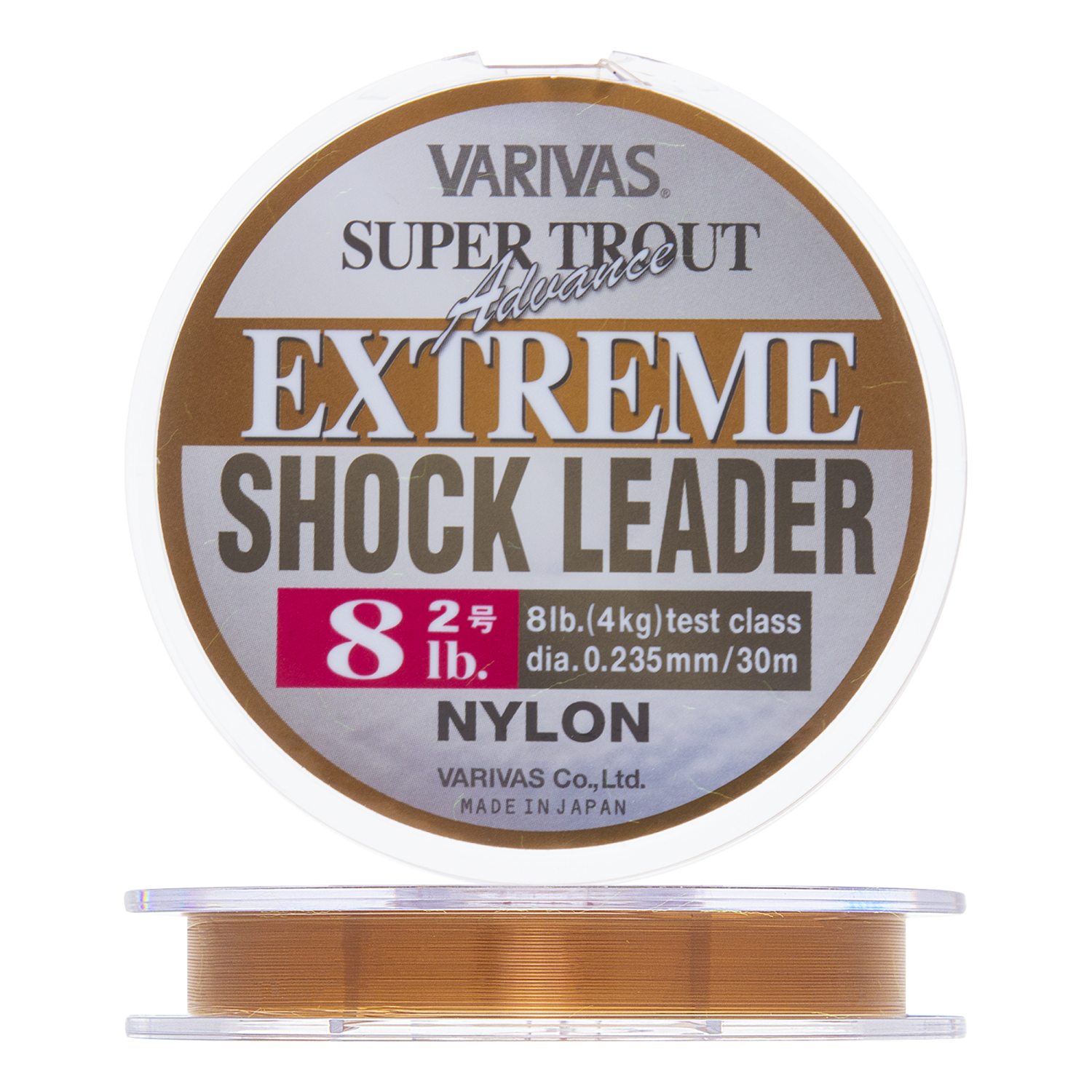 Леска монофильная Varivas Super Trout Advance Extreme Shock Leader #2,0 0,235мм 30м (brown)