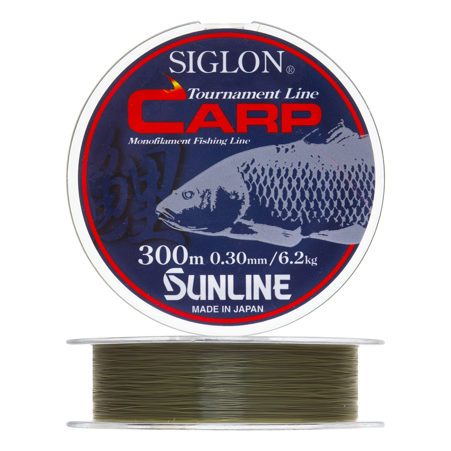 Леска монофильная Sunline Carp #3,0 0,30мм 300м (matte green)