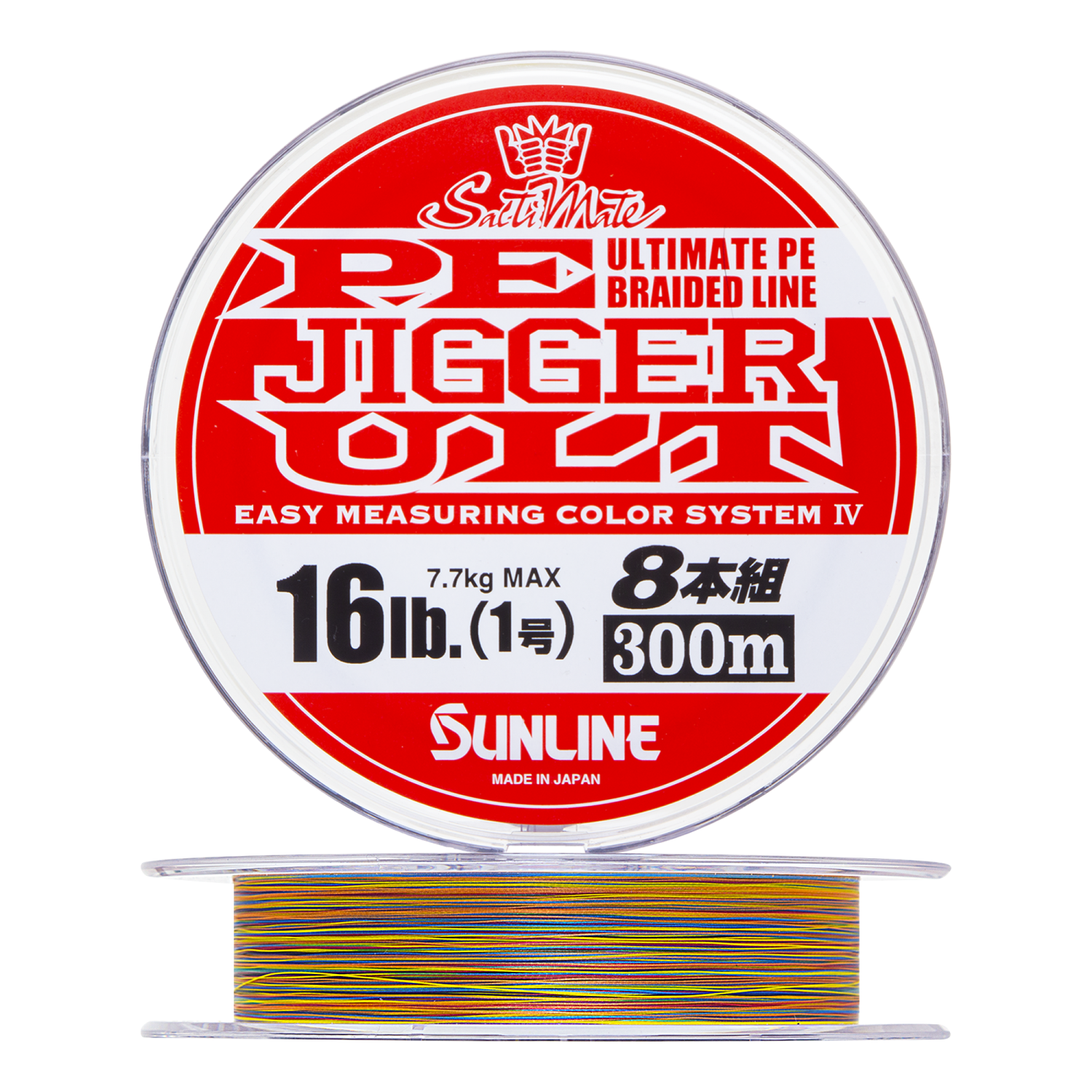 Шнур плетеный Sunline Pe Jigger Ult 8 braid #1,0 0,165мм 300м (multicolor)