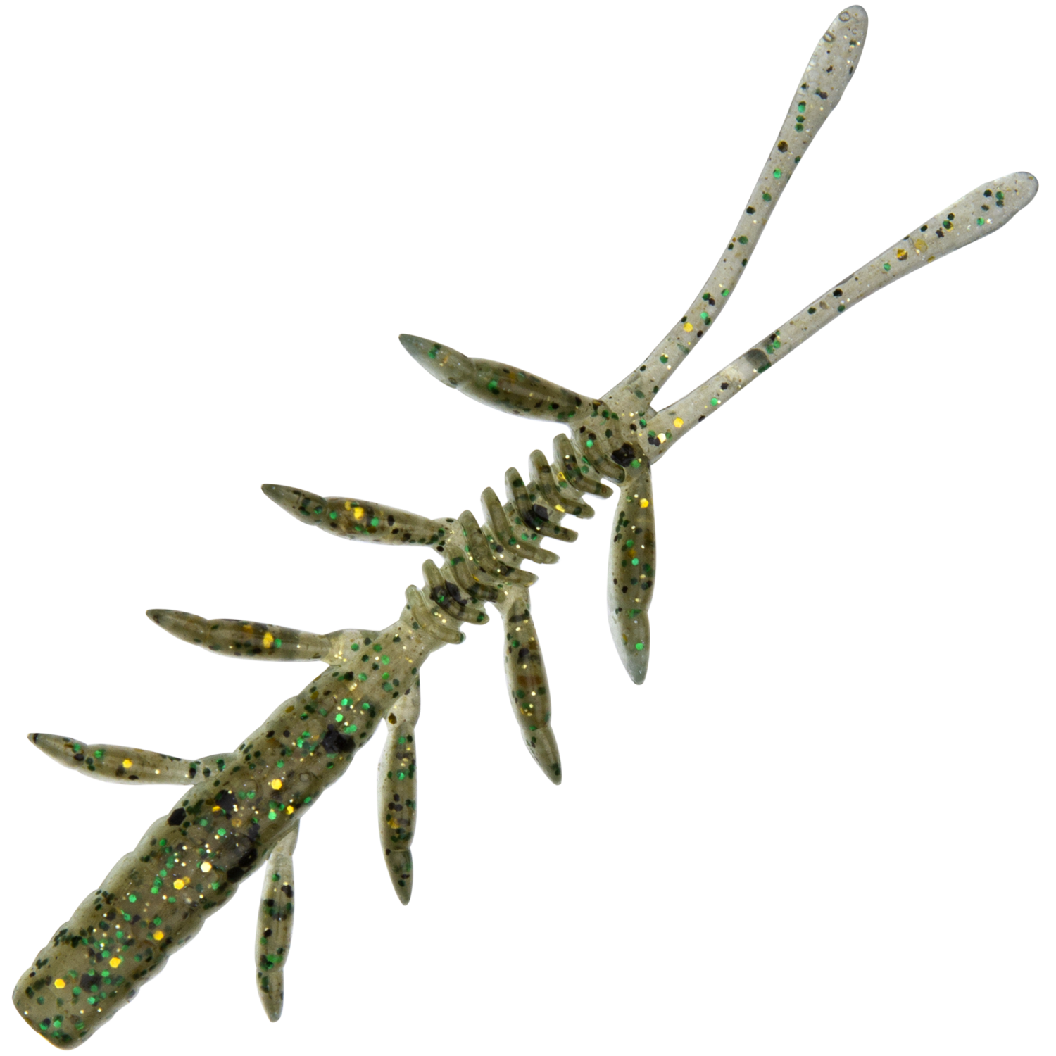 Приманка силиконовая Jackall Scissor Comb 2,5" #ikanago green pumpkin pearl