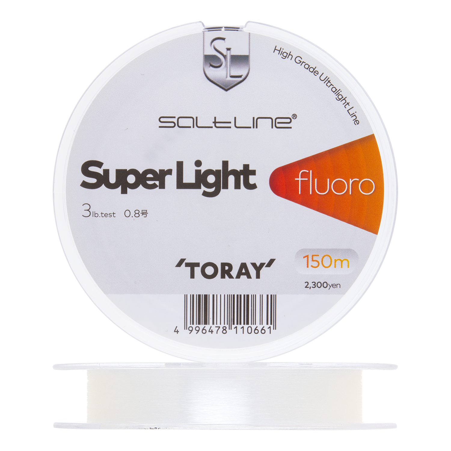 Флюорокарбон Toray SaltLine Super Light Fluoro #0,8 0,148мм 150м (clear)