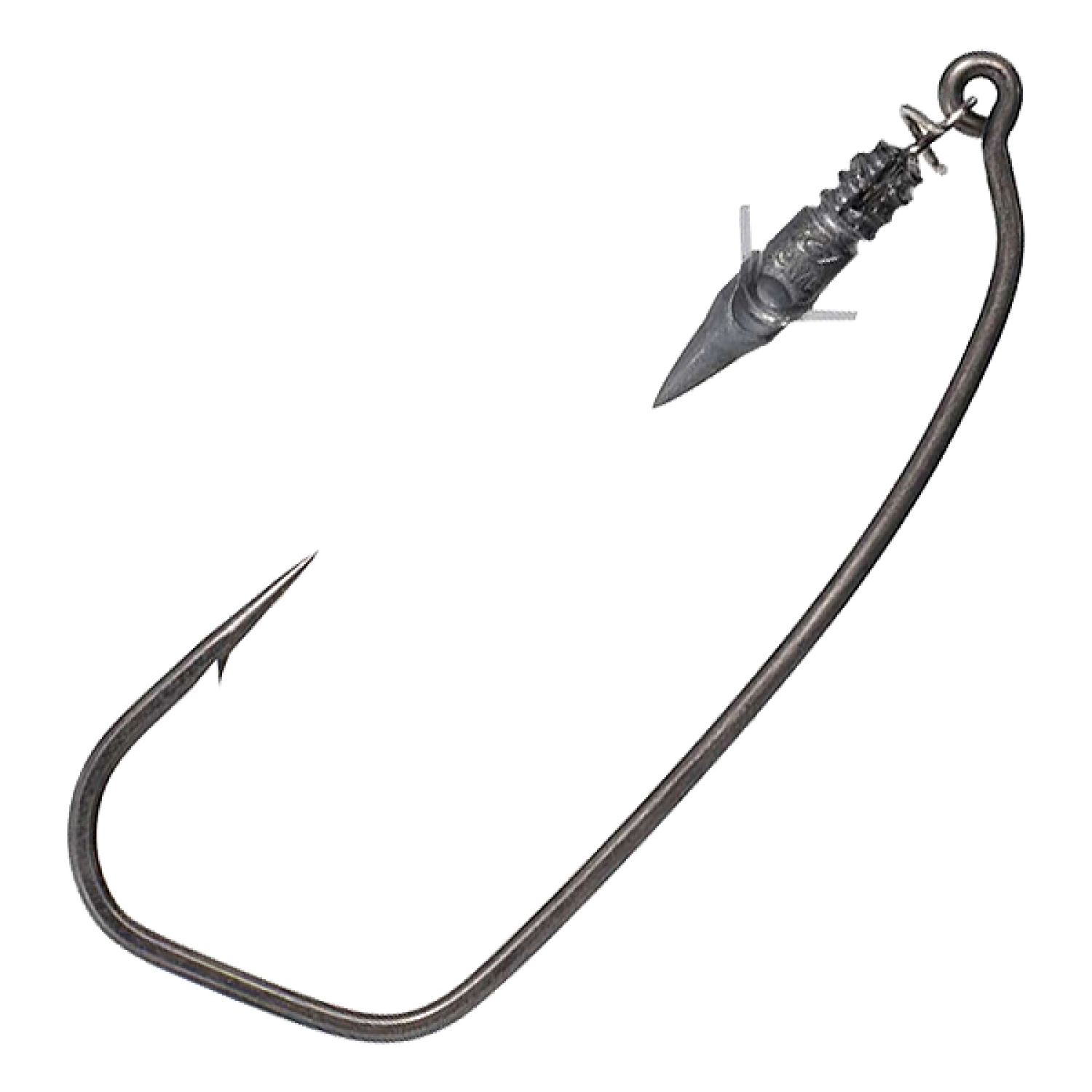 Крючок офсетный огруженный BKK Permalock Weighted #1/0 0,9гр/1,8гр (2+2шт)